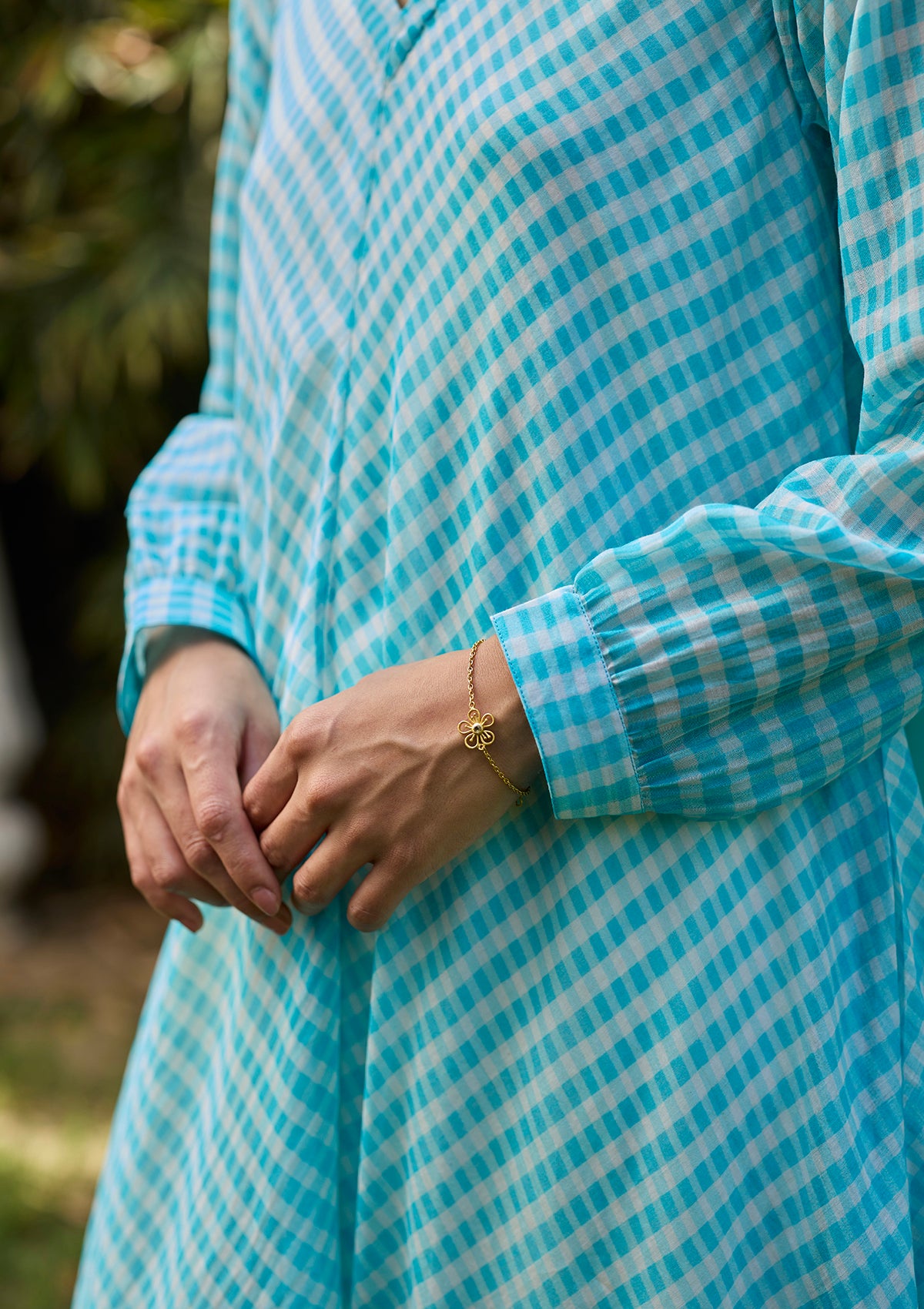Joyful Paths Blue Kurta Set