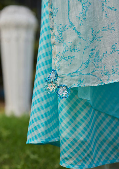 Joyful Paths Blue Kurta Set