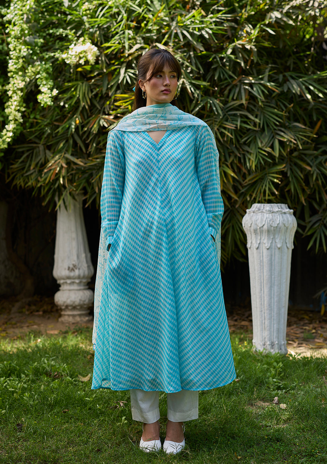 Joyful Paths Blue Kurta Set
