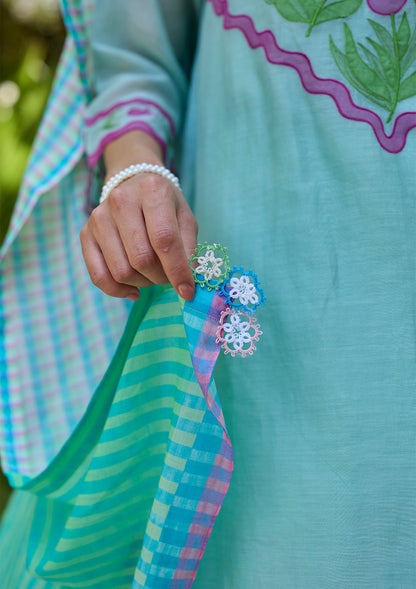 Crossroads Blue Dupatta