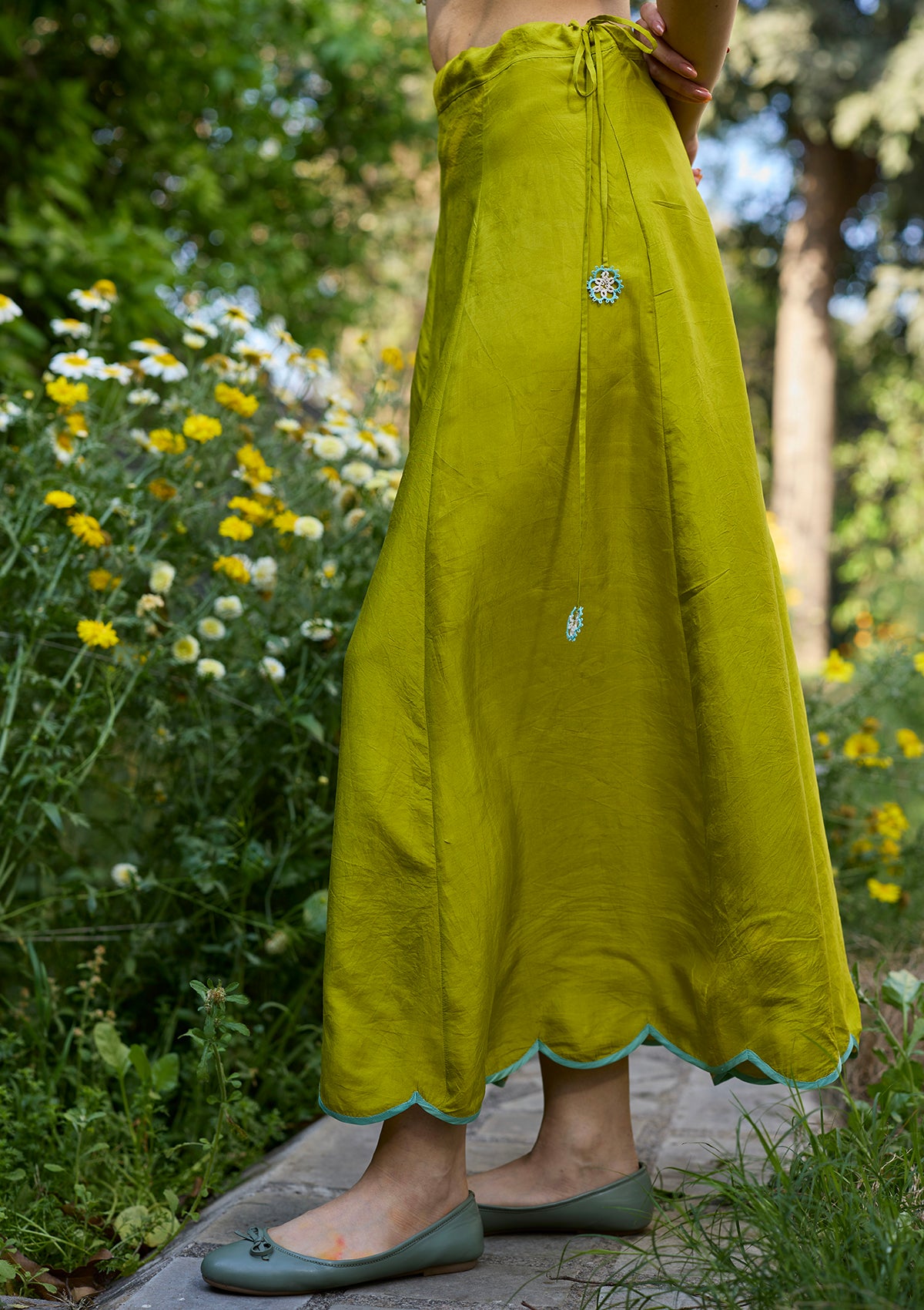Cloudline Lime Green Underskirt
