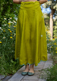 Cloudline Lime Green Underskirt