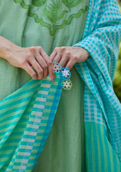 Crossroads Jade Green Dupatta