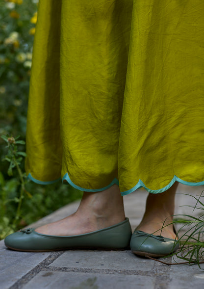 Cloudline Lime Green Underskirt