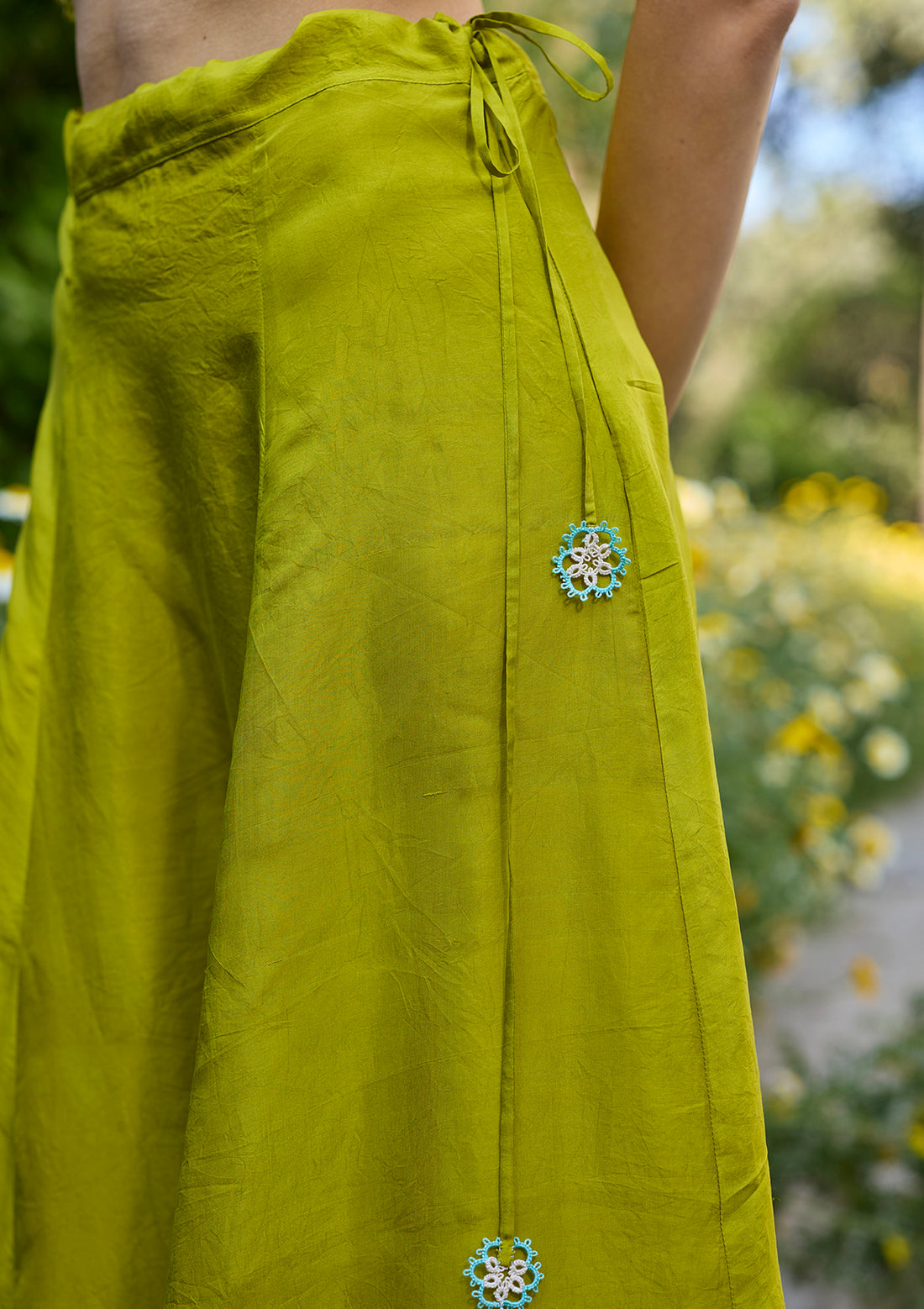 Cloudline Lime Green Underskirt