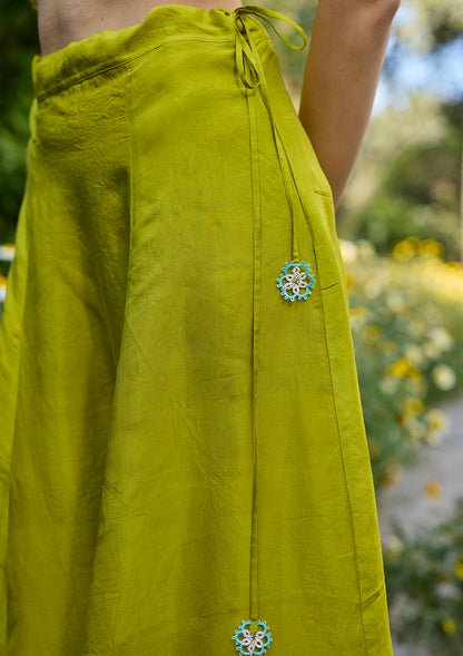 Cloudline Lime Green Underskirt