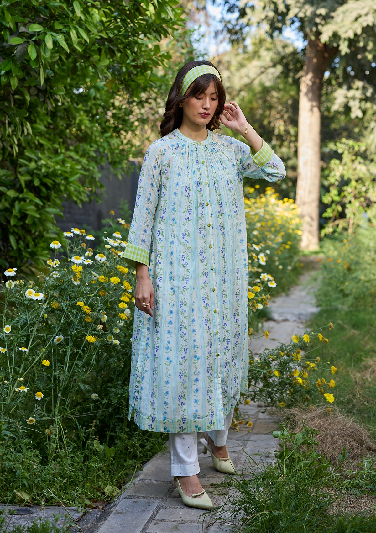 Hidden Orchard Ivory Kurta Set