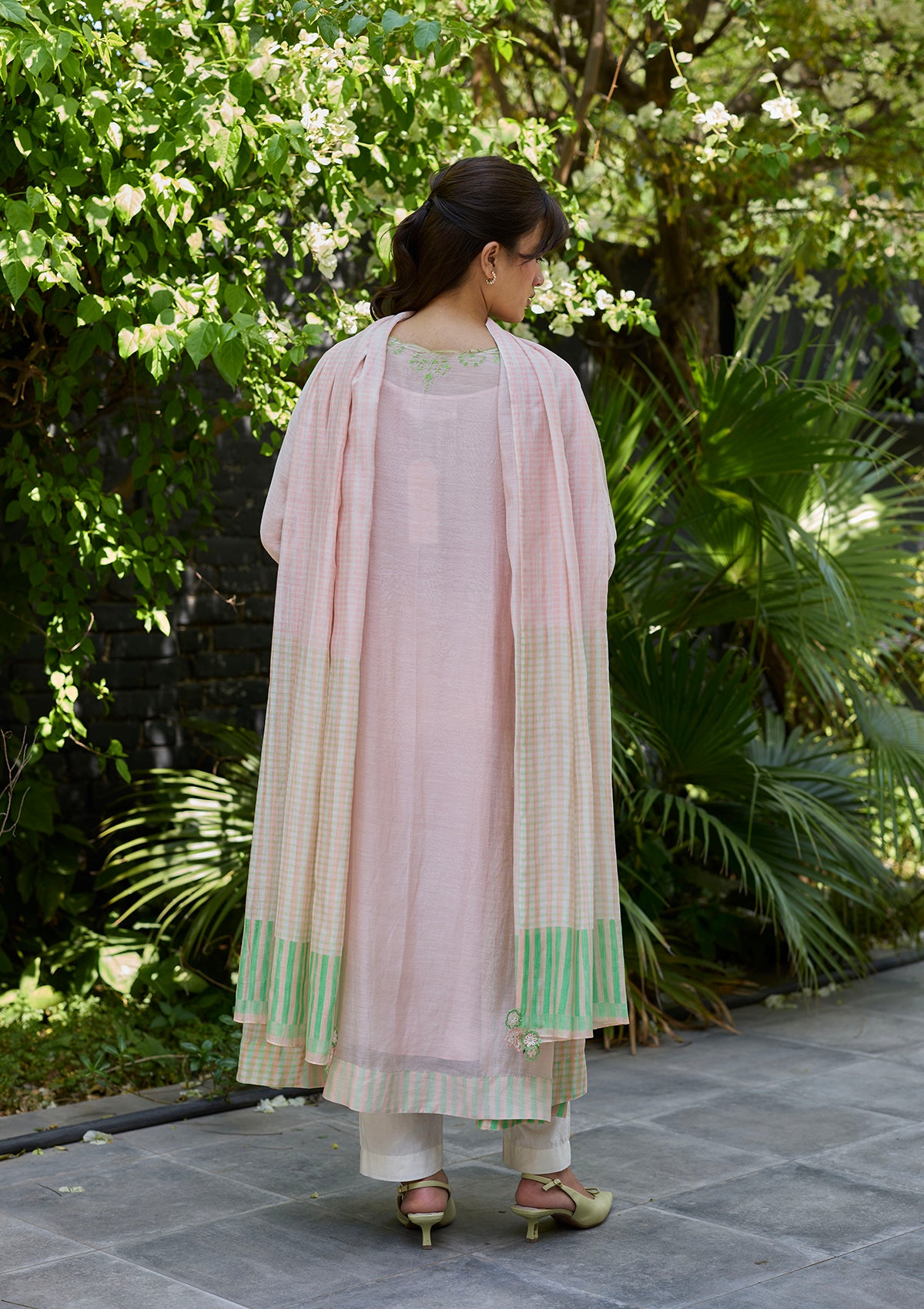Crossroads Pink Dupatta
