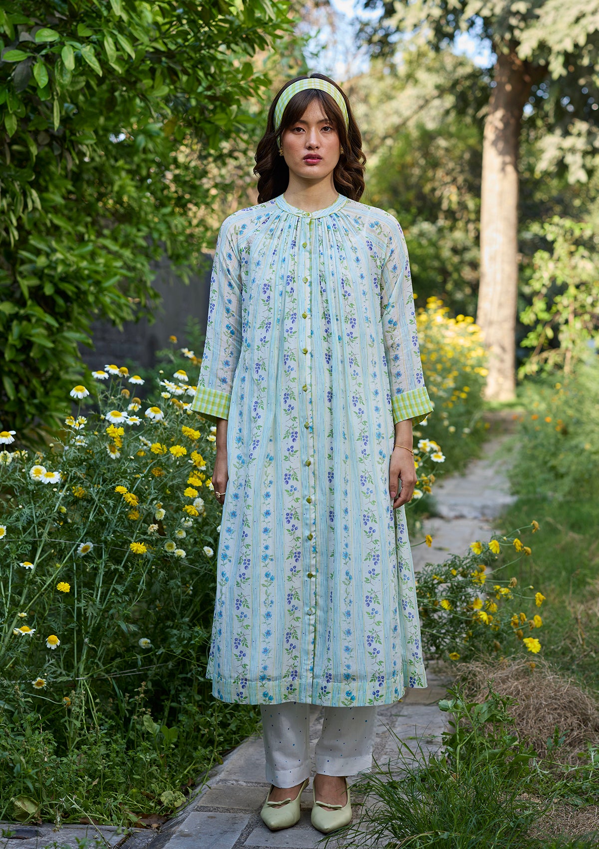 Hidden Orchard Ivory Kurta Set