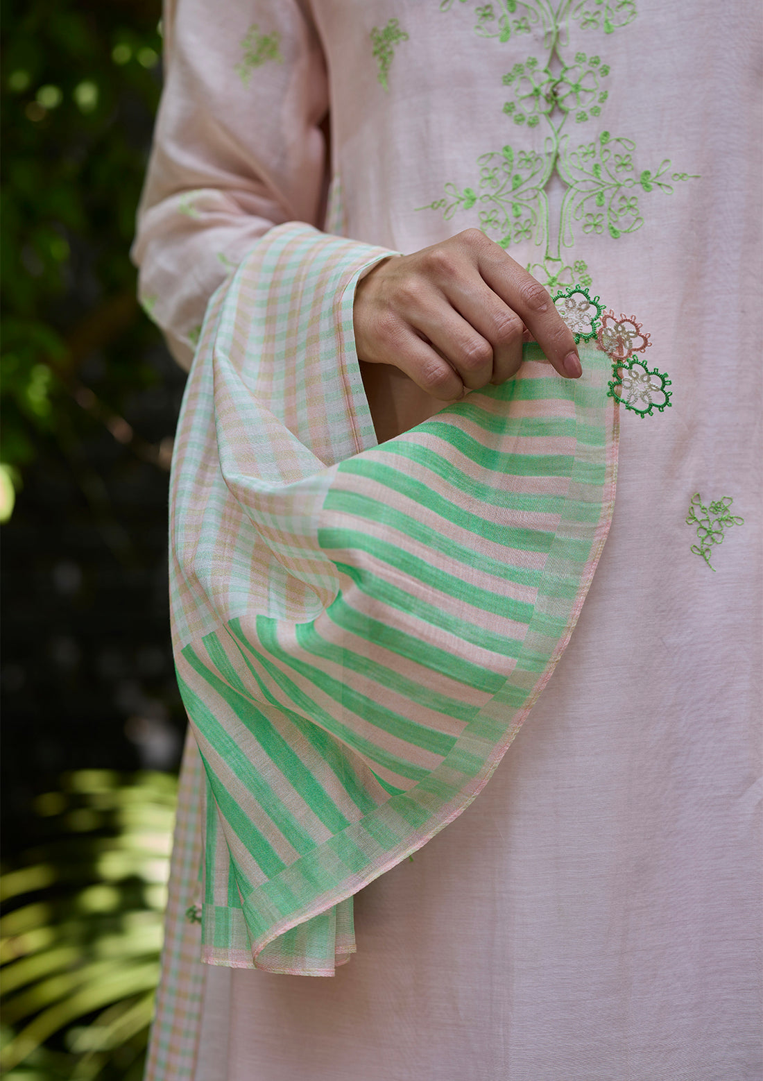 Crossroads Pink Dupatta