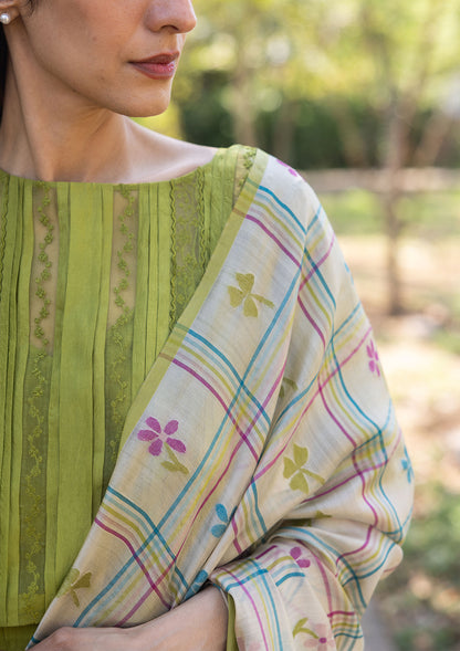 Tic-tac-love Jamdani Saree