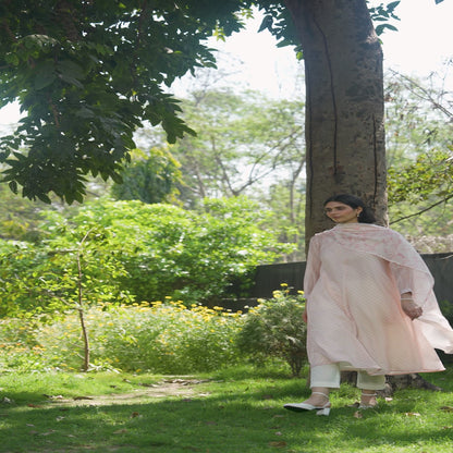 Joyful Paths Pink Kurta Set