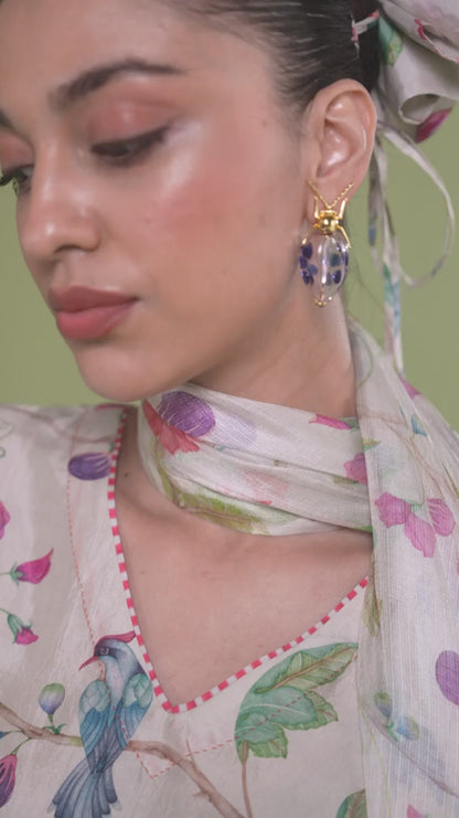 Fig &amp; Fable Ivory Kurta Set
