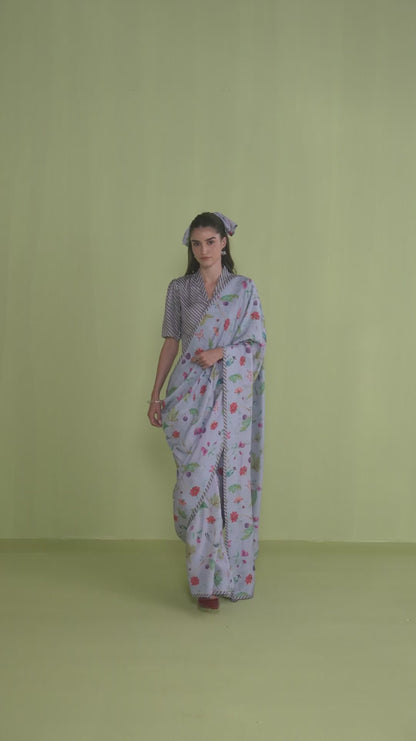 Fig &amp; Fable Lilac Saree