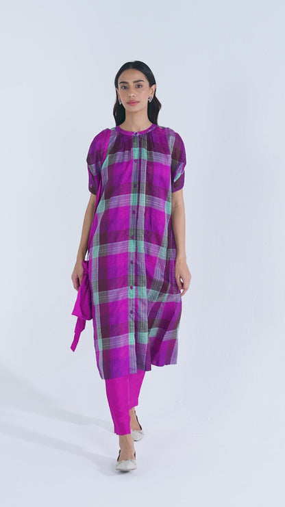 Rooted Pink Kurta Set