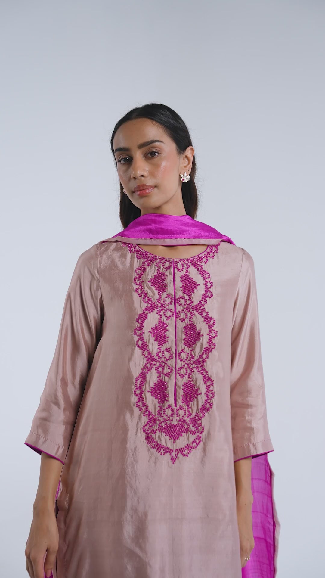 Riverstone Pink Kurta Set