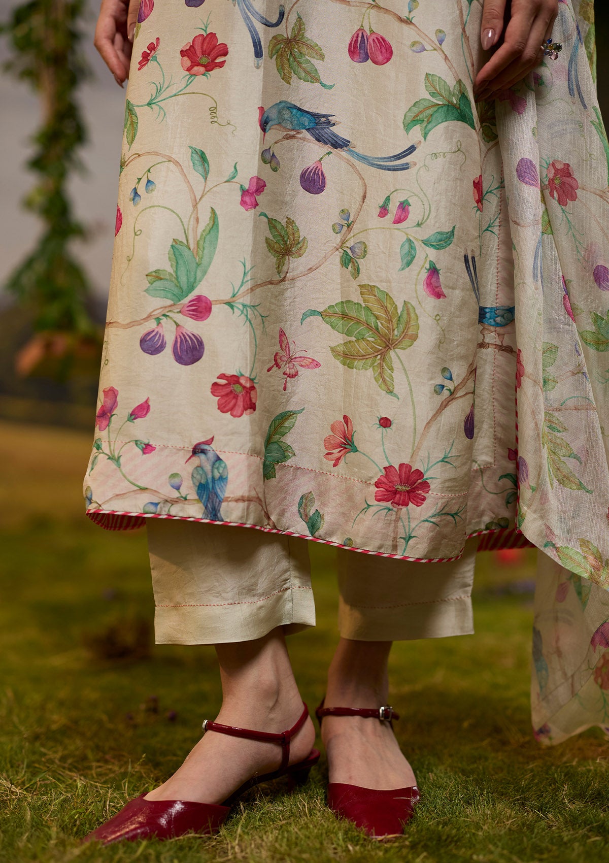 Fig &amp; Fable Ivory Kurta Set