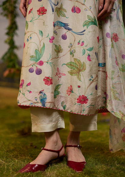 Fig &amp; Fable Ivory Kurta Set