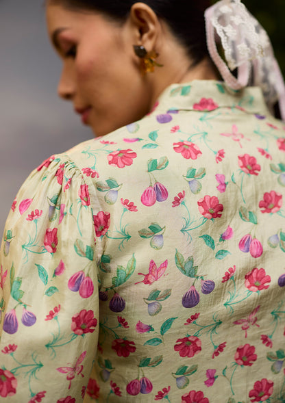 Under-the-Fig-Tree Yellow Blouse