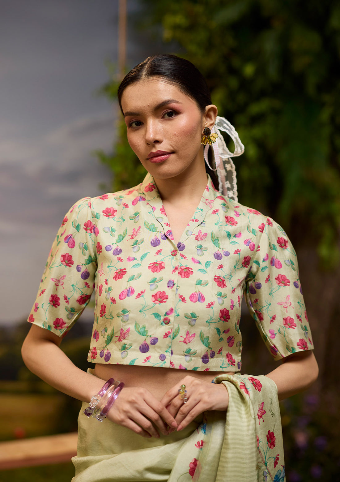 Under-the-Fig-Tree Yellow Blouse