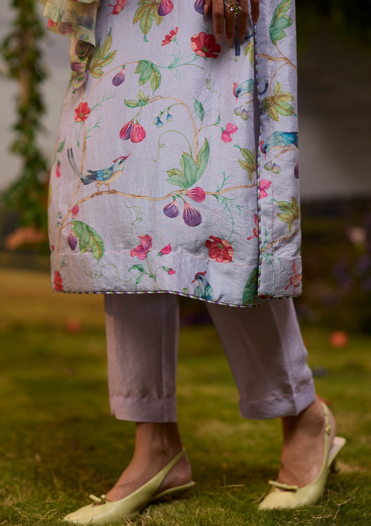 Fig &amp; Fable Lilac Kurta Set