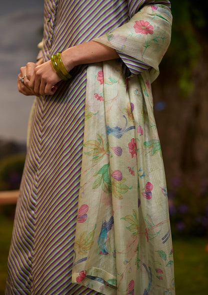 Fig &amp; Fable Green Dupatta
