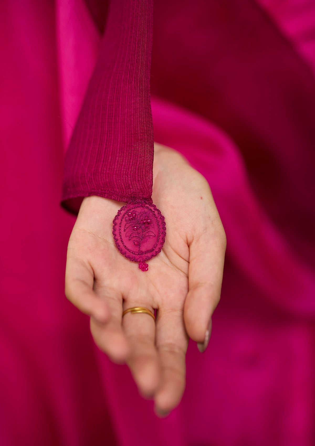 Where Colours Meet Pink Dupatta