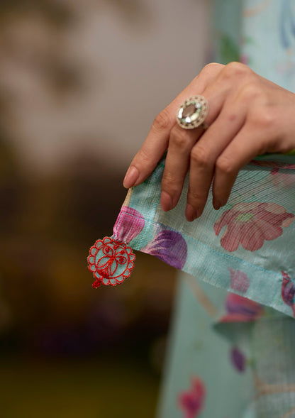 Fig &amp; Fable Blue Dupatta