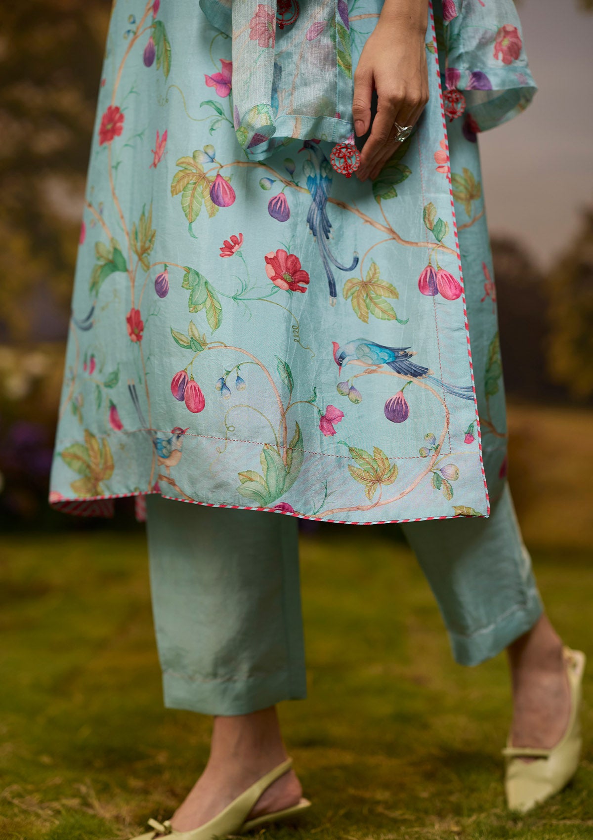 Fig &amp; Fable Blue Kurta Set