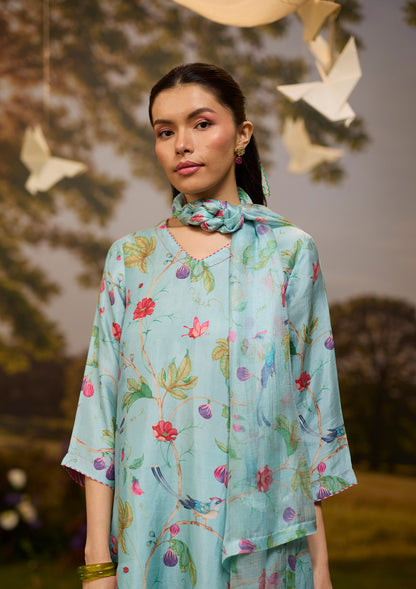 Fig &amp; Fable Blue Kurta Set