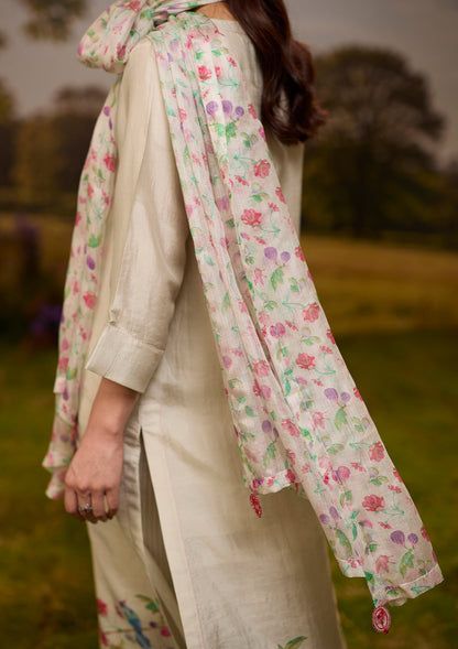 Under-the-Fig-Tree Ivory Dupatta