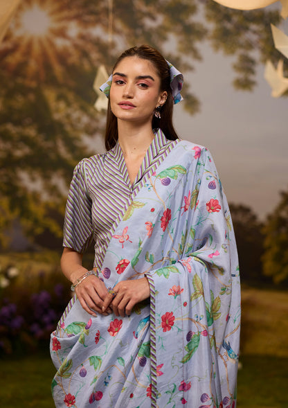 Fig &amp; Fable Lilac Saree