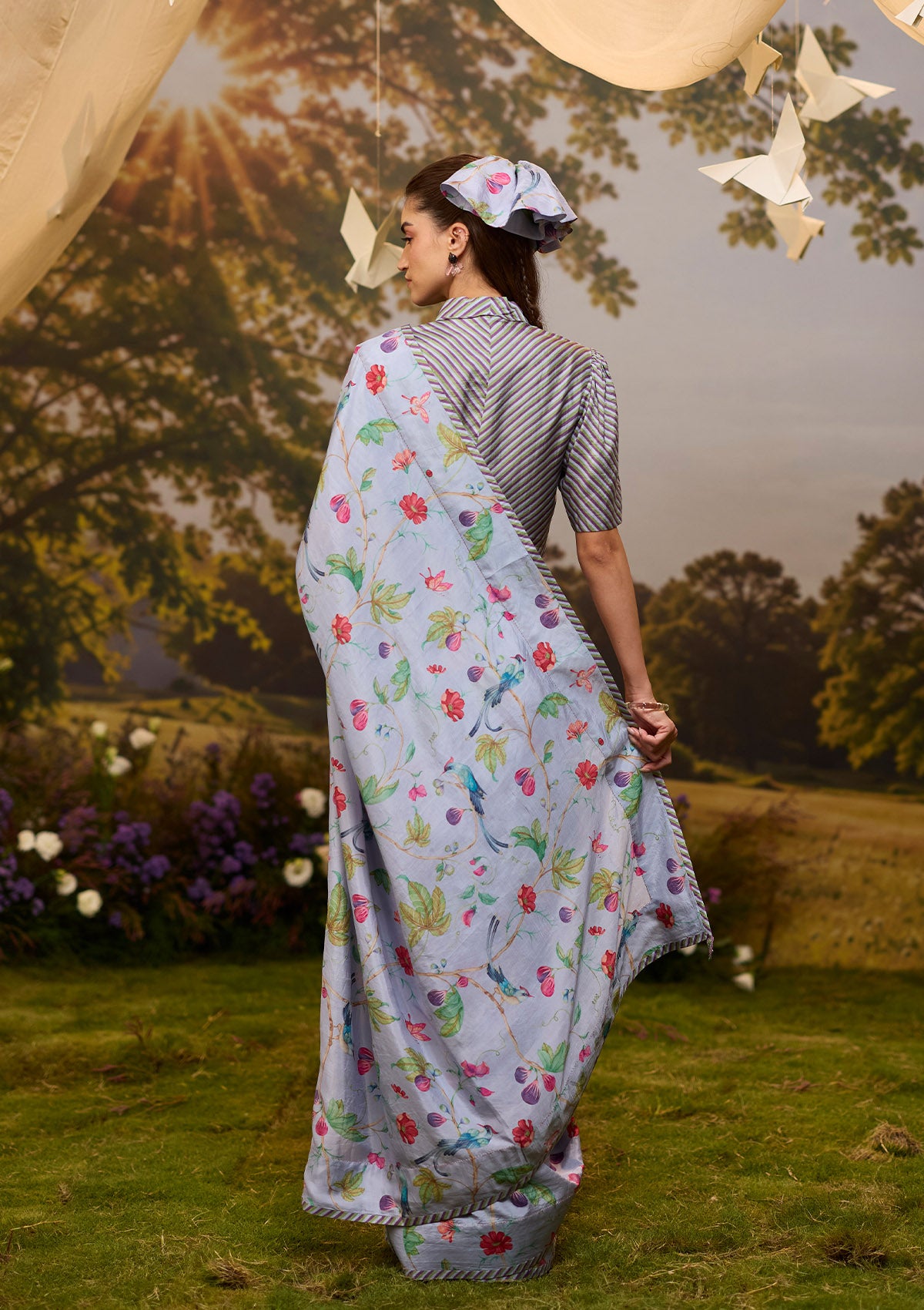 Fig &amp; Fable Lilac Saree