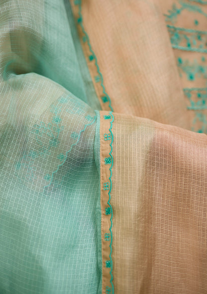 Woodland Stories Embroidered Beige Dupatta